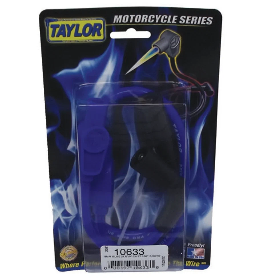 Spark Plug Wire Set 1999-2011 Harley-Davidson 8mm Silicone Spiro Pro 180_ 10633